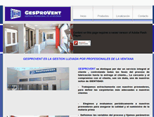 Tablet Screenshot of gesprovent.com